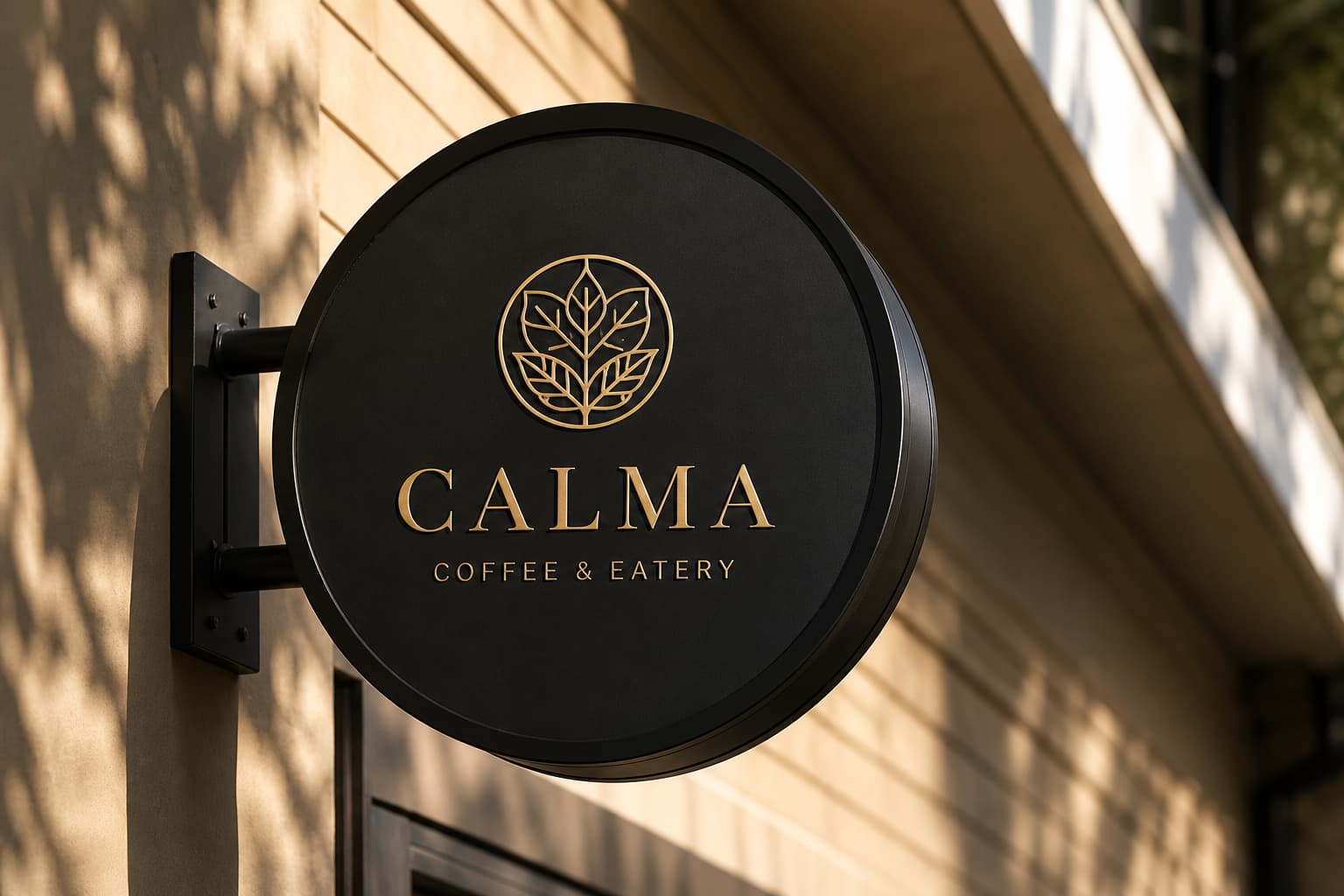 Signage Calma Coffee and Eatery