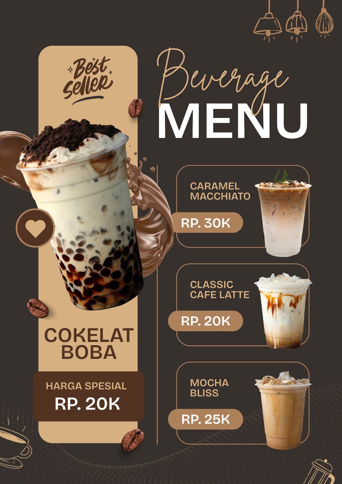 Beverage Menu Design