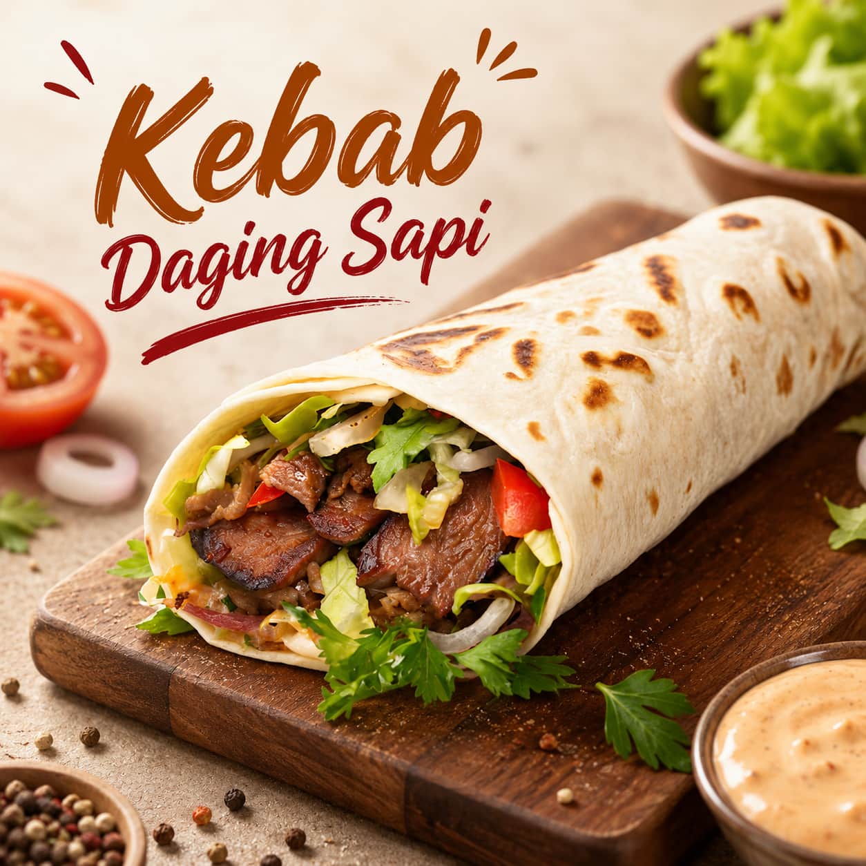 Kebab Daging Sapi
